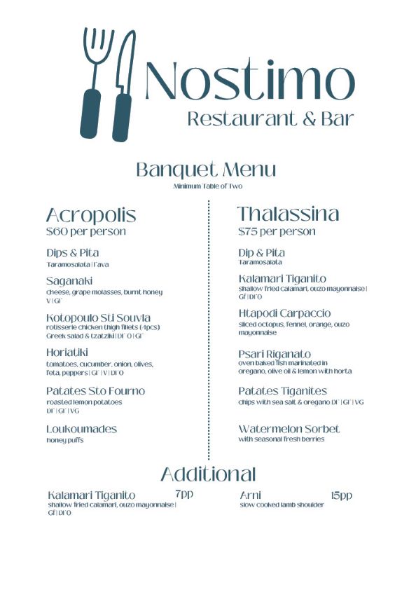 Menu page 3